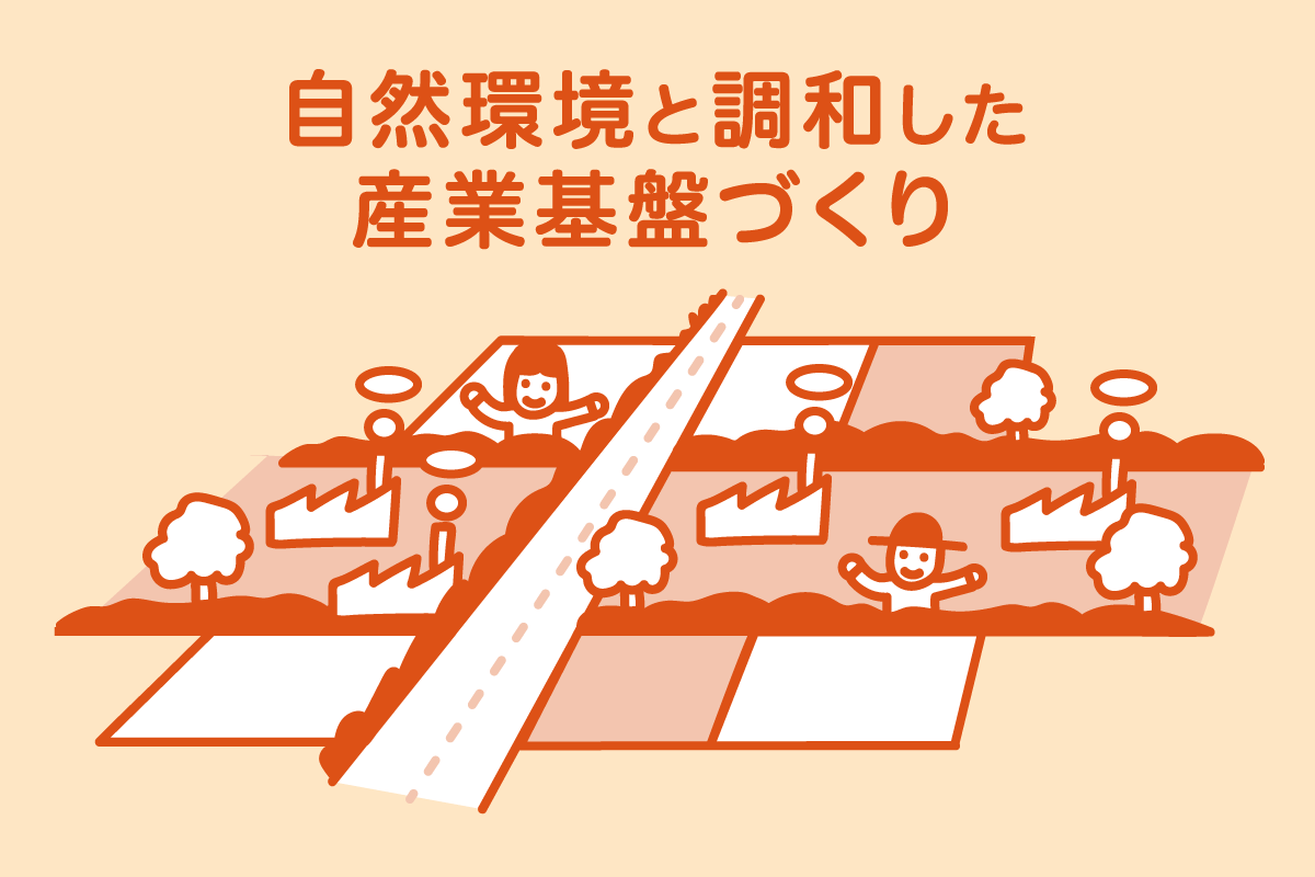 自然環境と調和した産業基盤づくり